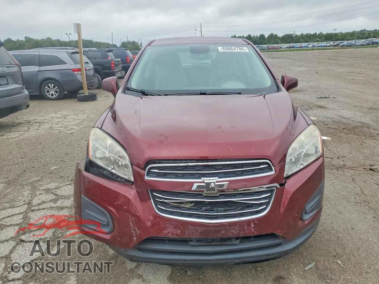 CHEVROLET TRAX 2016 - 3GNCJKSB2GL123775