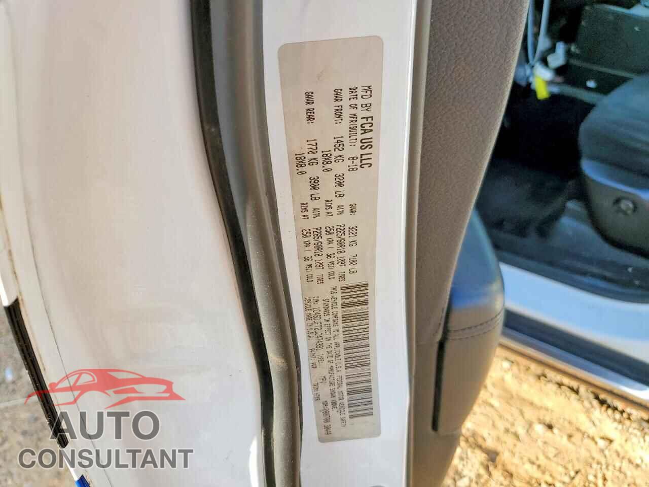 DODGE DURANGO 2018 - 1C4SDJFT2JC474391
