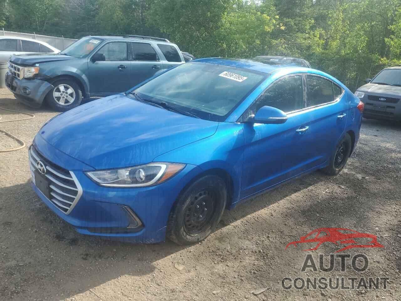 HYUNDAI ELANTRA 2018 - KMHD84LF5JU456471