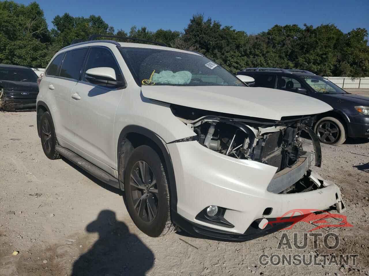 TOYOTA HIGHLANDER 2016 - 5TDKKRFH9GS505076