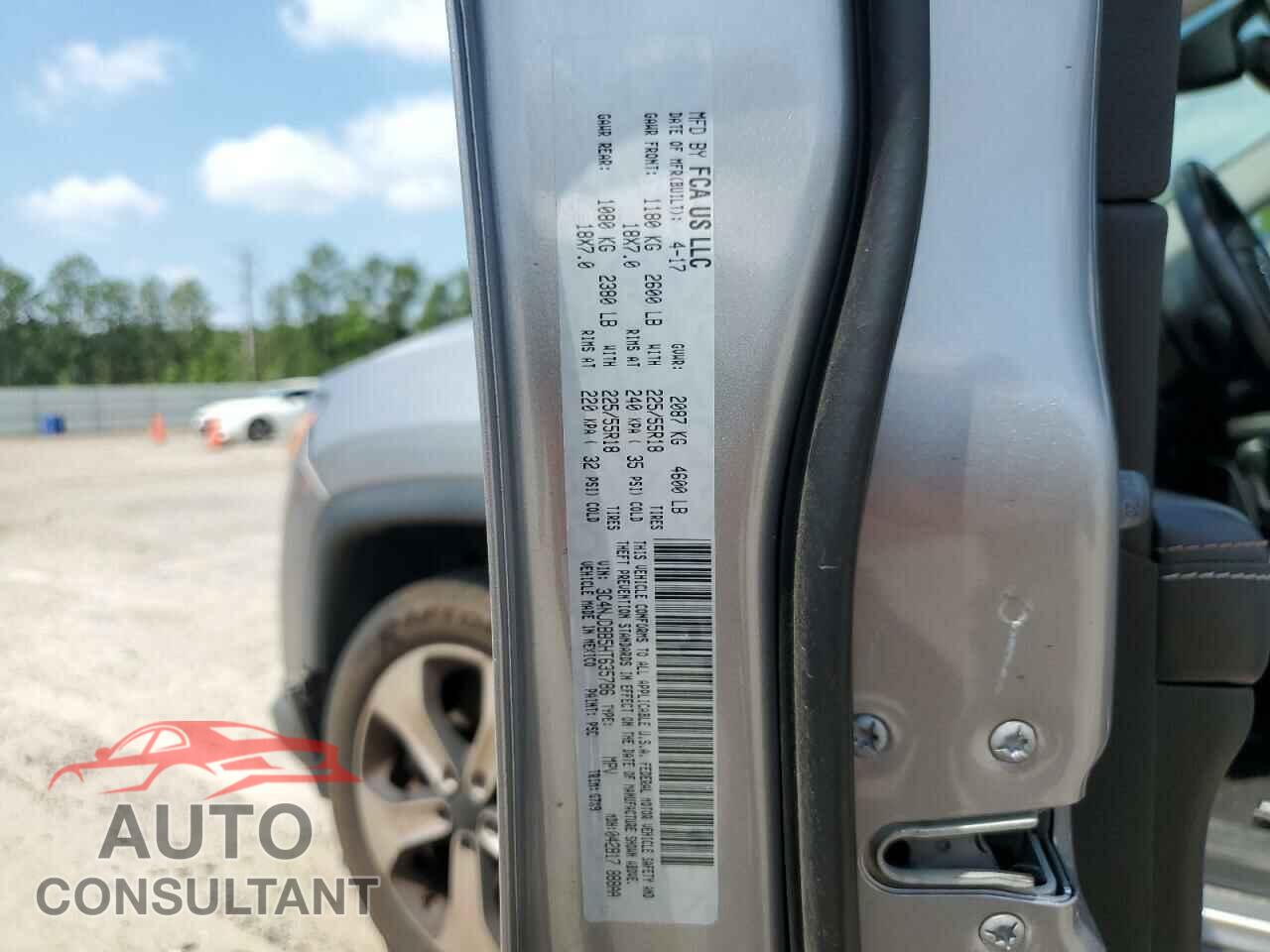 JEEP COMPASS 2017 - 3C4NJDBB5HT635786