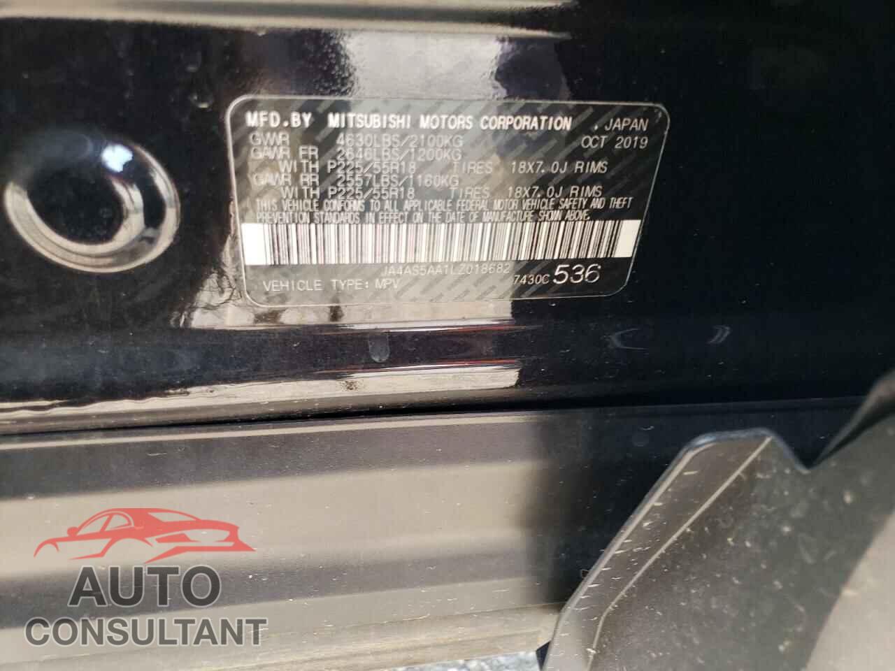 MITSUBISHI ECLIPSE 2020 - JA4AS5AA1LZ018682