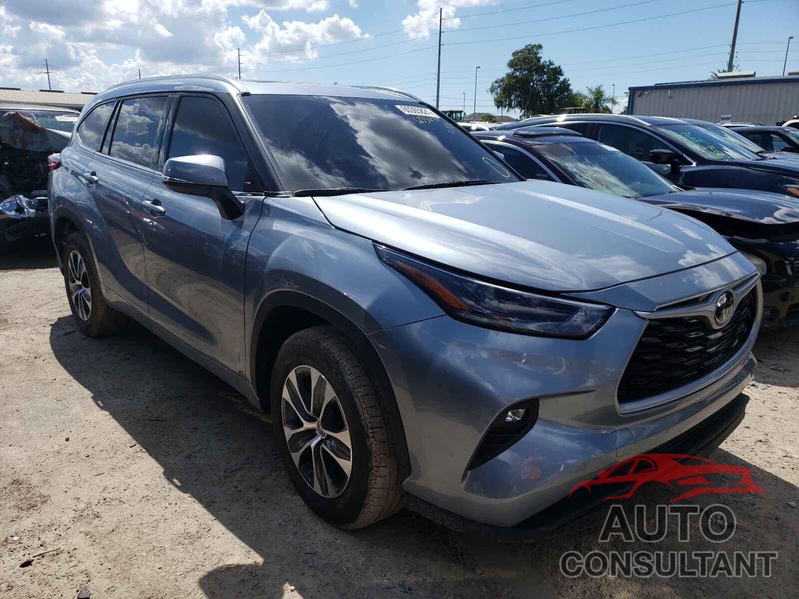 TOYOTA HIGHLANDER 2021 - 5TDGZRAH2MS050625