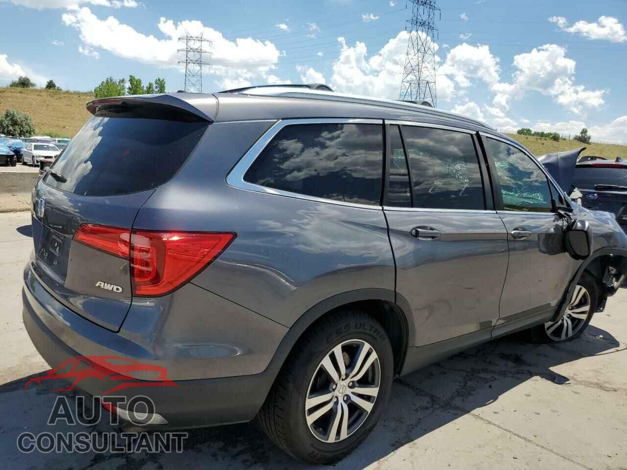 HONDA PILOT 2017 - 5FNYF6H55HB051205