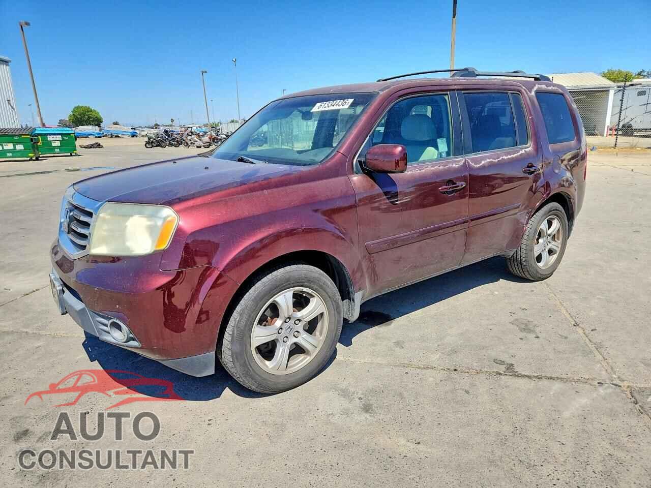 HONDA PILOT 2012 - 5FNYF3H45CB012001