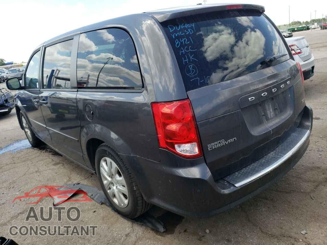 DODGE CARAVAN 2016 - 2C4RDGBG0GR401949