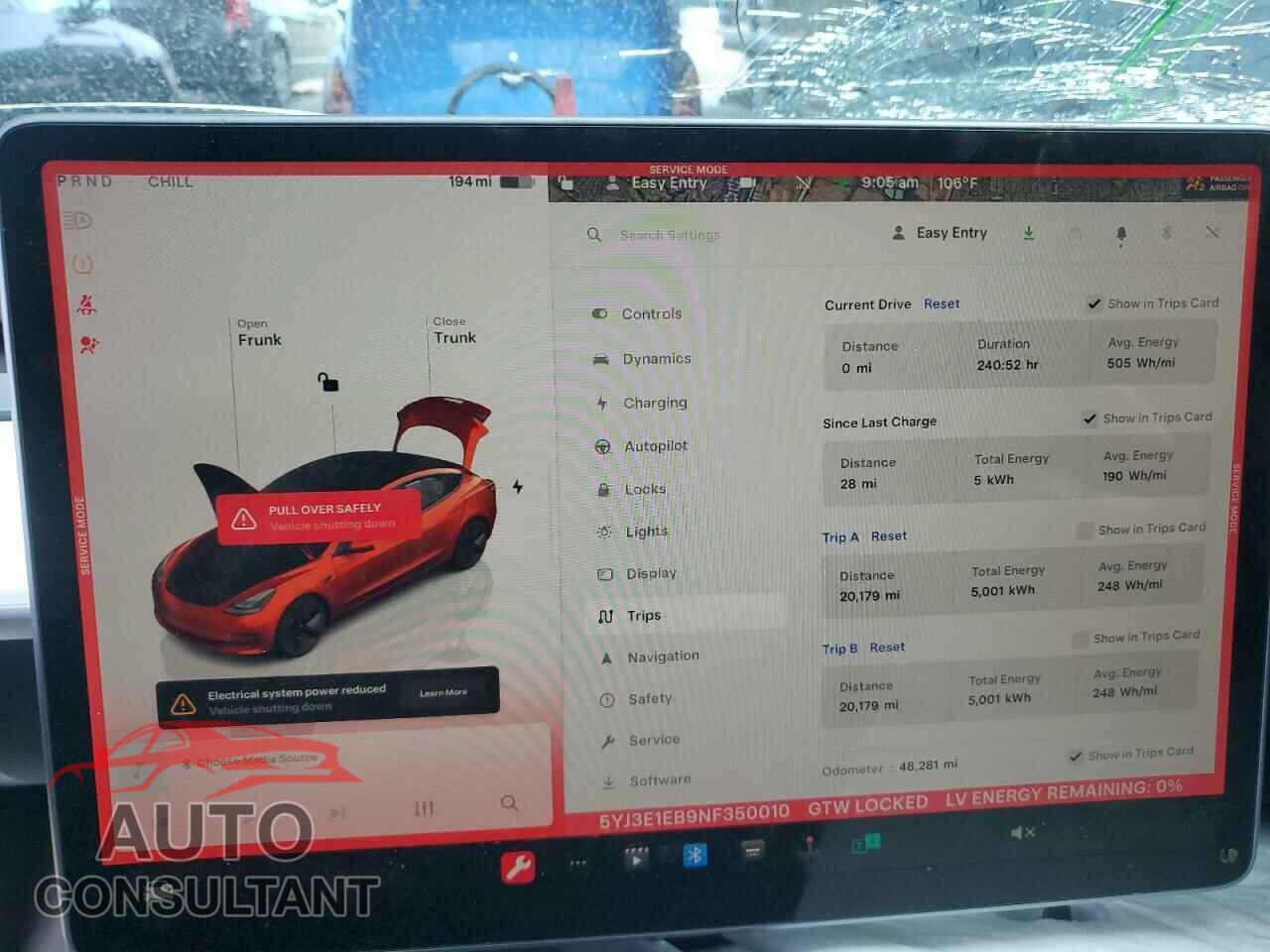 TESLA MODEL 3 2022 - 5YJ3E1EB9NF350010
