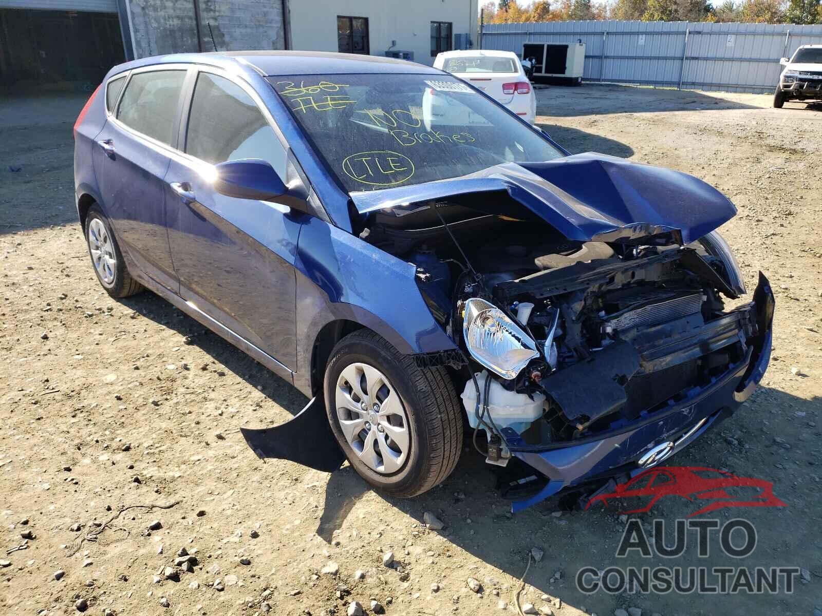 HYUNDAI ACCENT 2016 - KMHCT5AE2GU279817