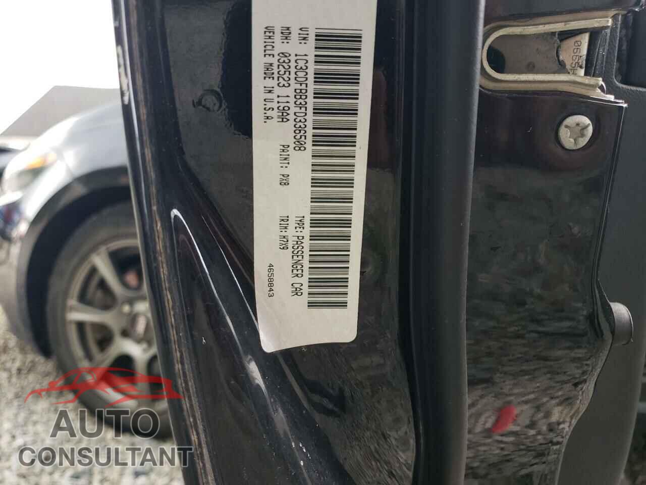 DODGE DART 2015 - 1C3CDFBB3FD336508