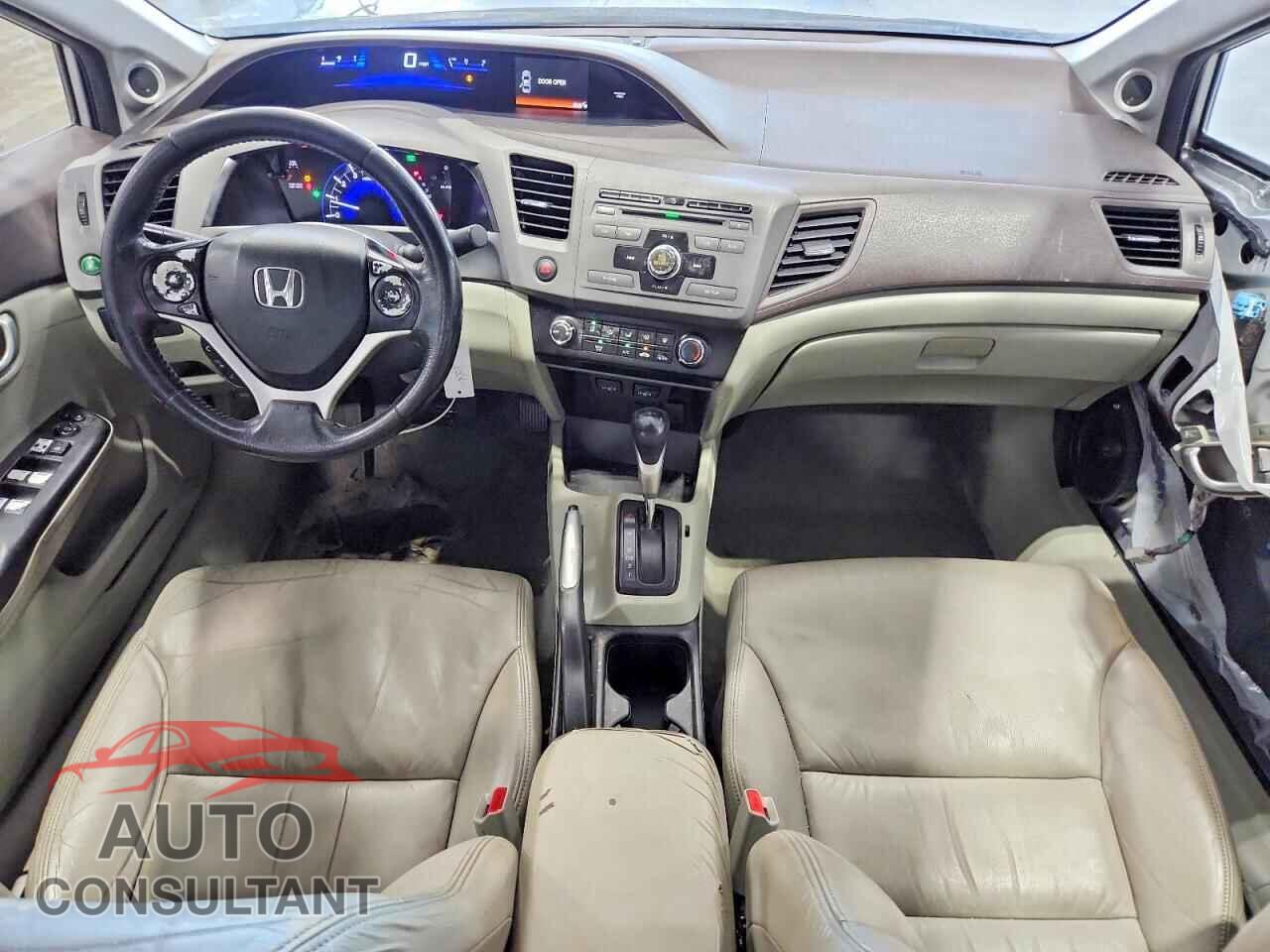HONDA CIVIC 2012 - 19XFB2F90CE086704