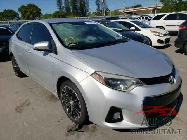 TOYOTA COROLLA 2016 - 2T1BURHE1GC585821