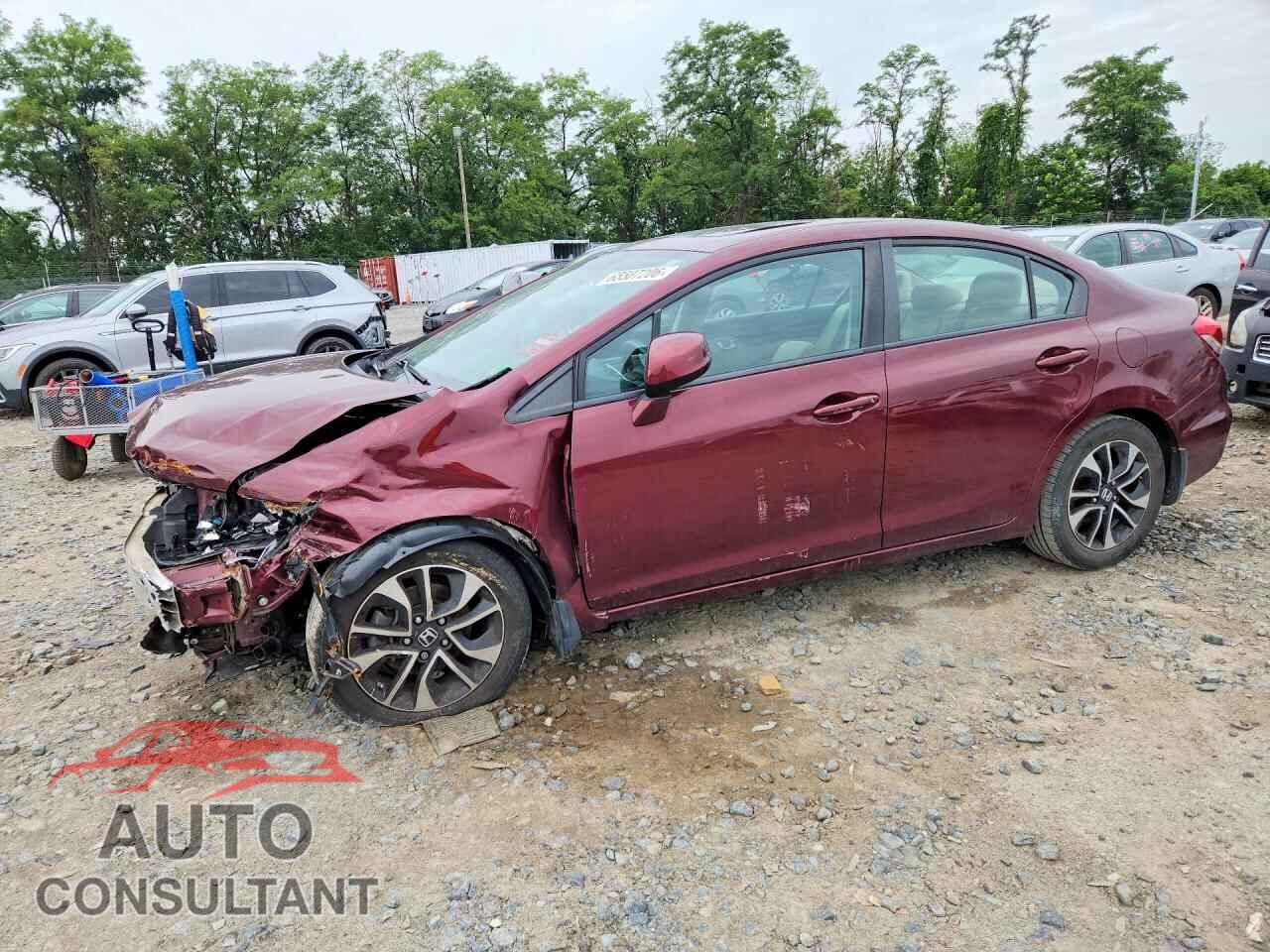 HONDA CIVIC 2013 - 2HGFB2F86DH531123