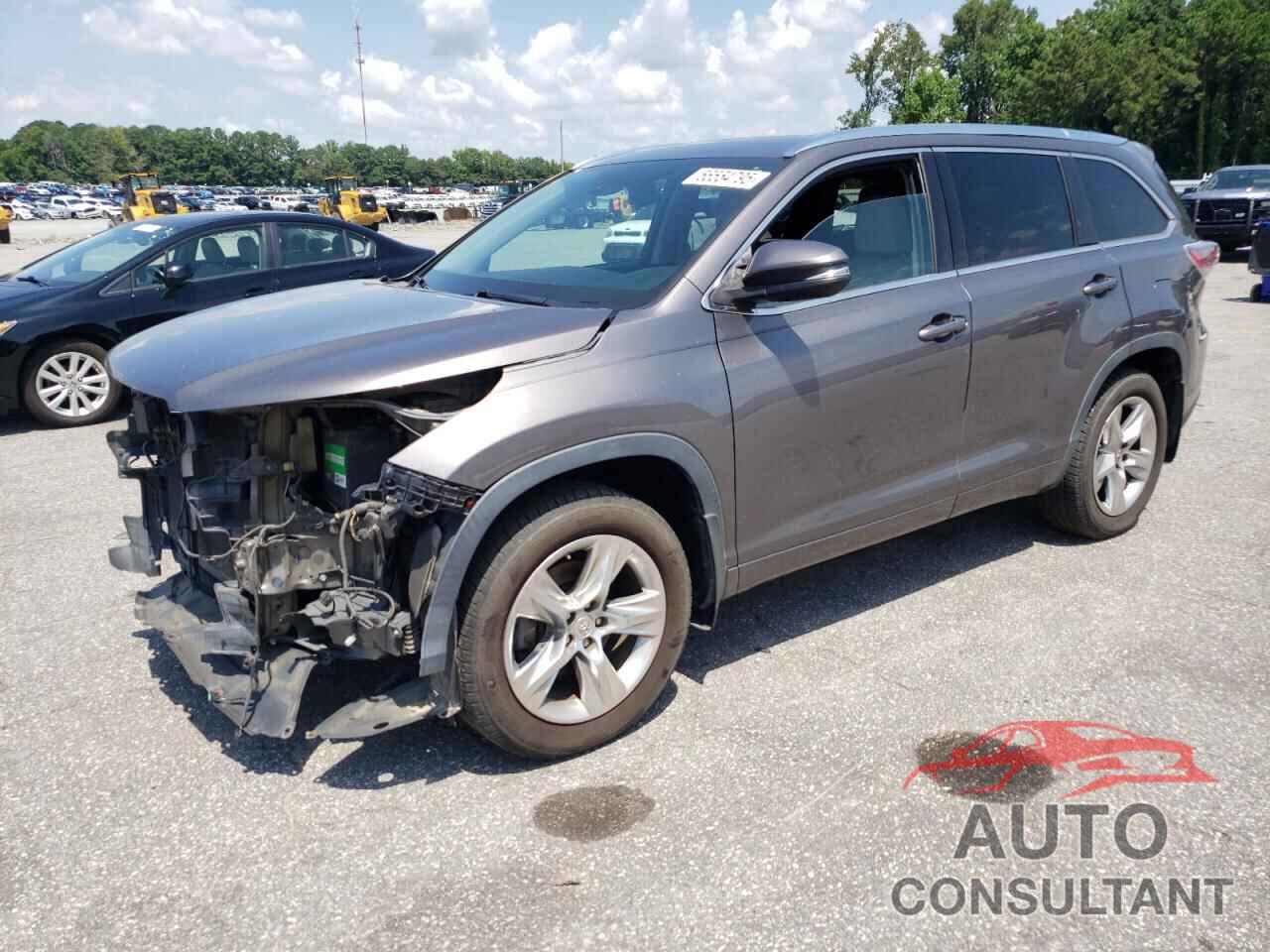 TOYOTA HIGHLANDER 2015 - 5TDDKRFH9FS128742