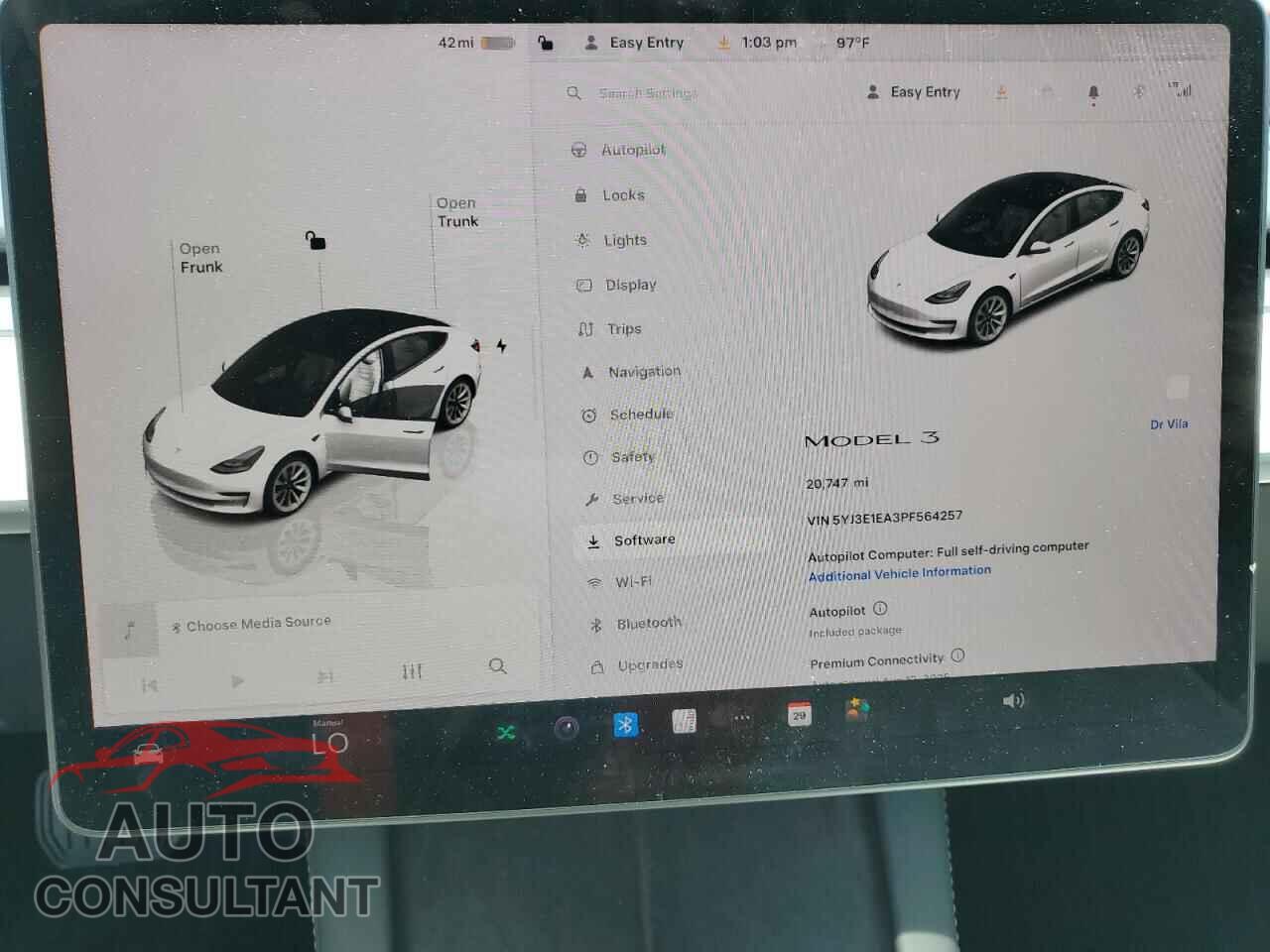 TESLA MODEL 3 2023 - 5YJ3E1EA3PF564257