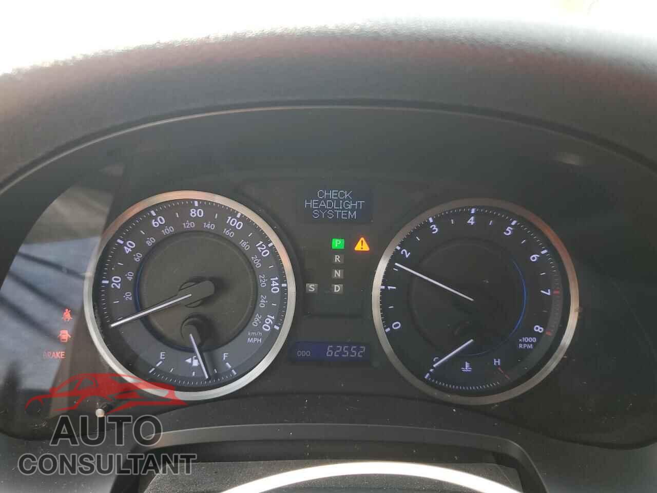 LEXUS IS 2012 - JTHCF5C24C5059547