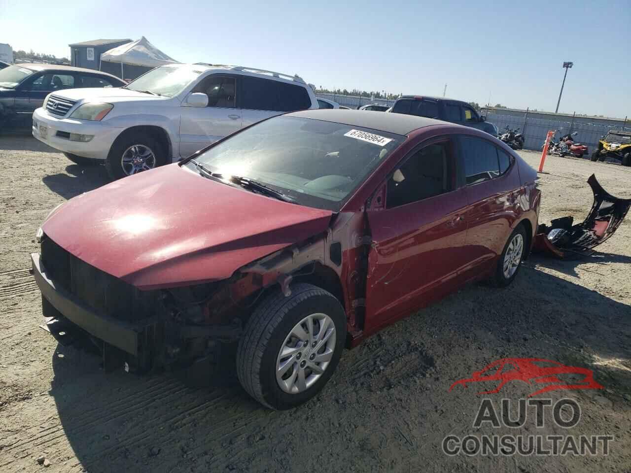 HYUNDAI ELANTRA 2017 - KMHD74LF8HU359424