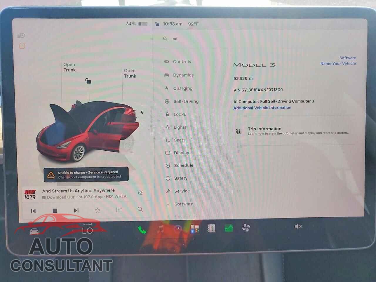 TESLA MODEL 3 2022 - 5YJ3E1EAXNF371309