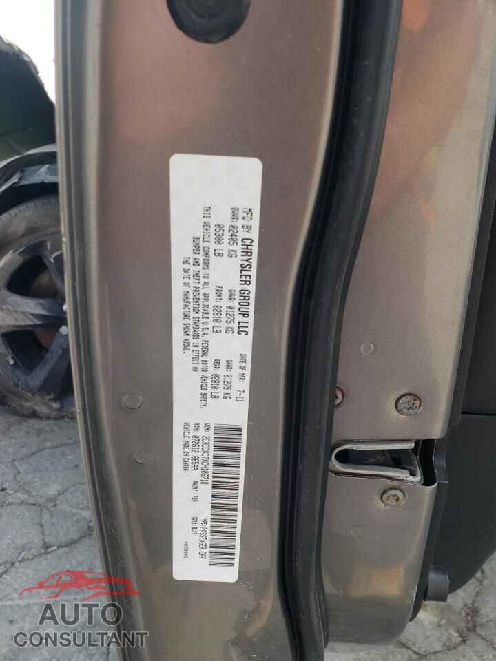 DODGE CHARGER 2012 - 2C3CDXCTXCH106718