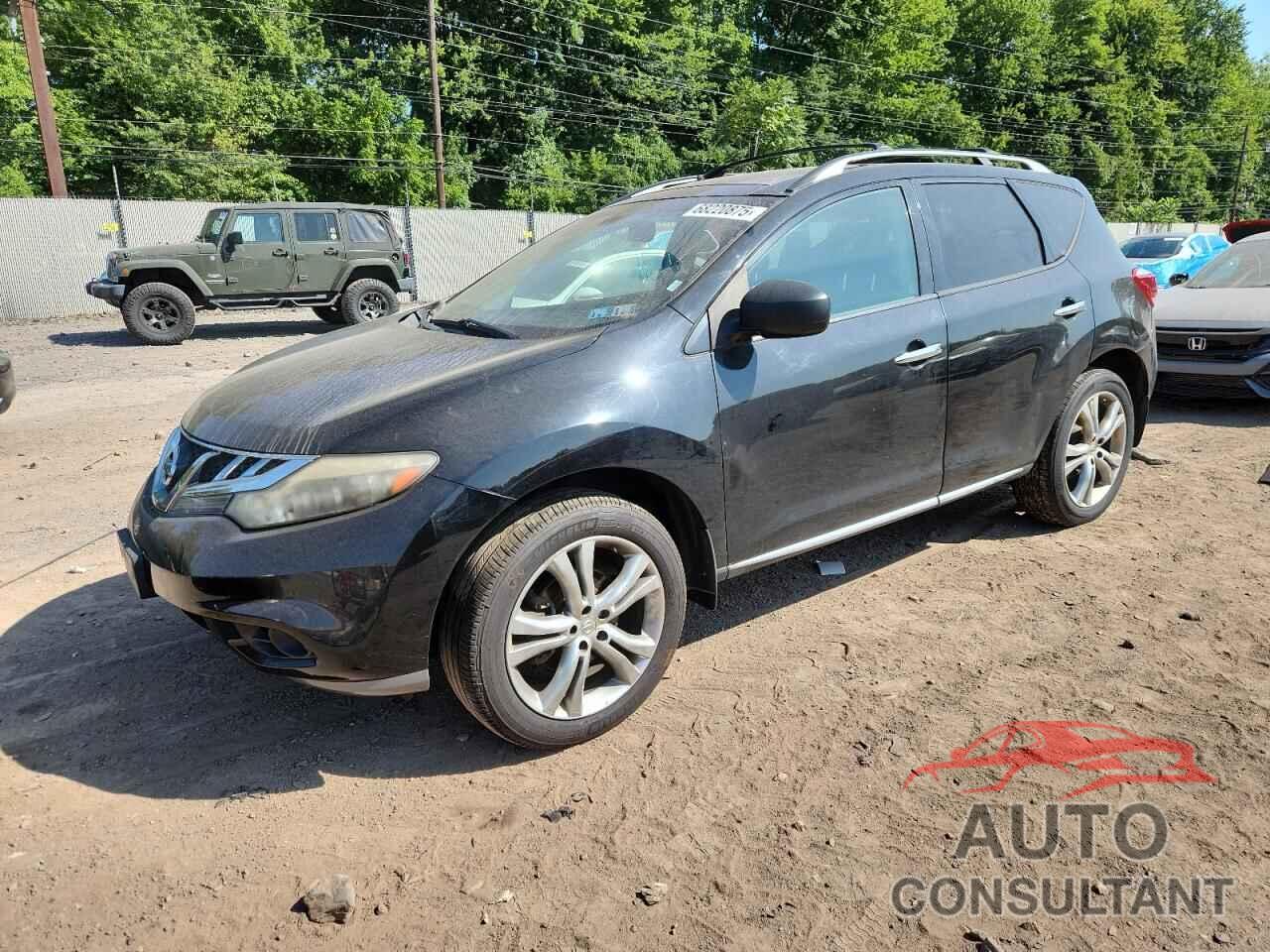 NISSAN MURANO 2011 - JN8AZ1MW6BW184914