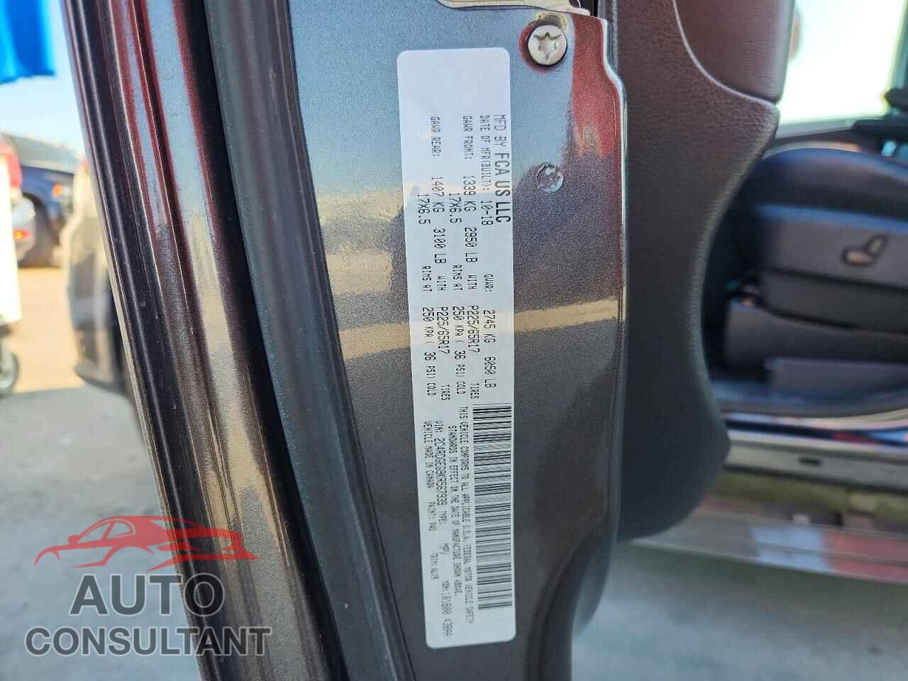 DODGE CARAVAN 2019 - 2C4RDGEG9KR567939