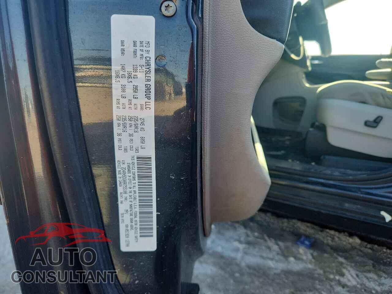DODGE CARAVAN 2011 - 2D4RN5DG0BR755108