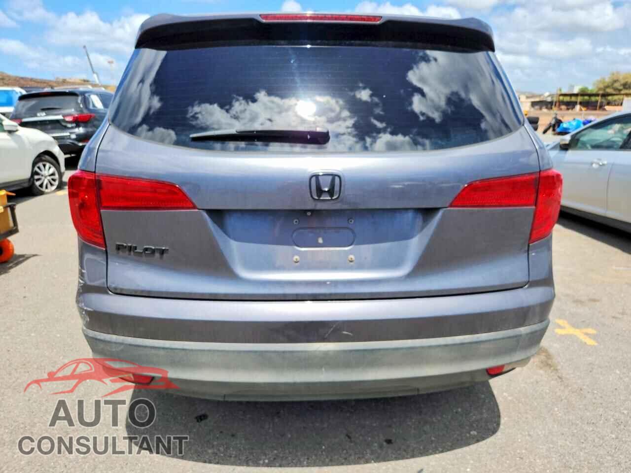 HONDA PILOT 2017 - 5FNYF5H36HB009876