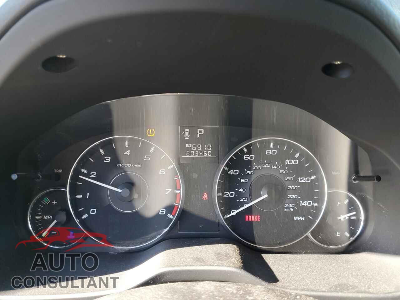 SUBARU OUTBACK 2012 - 4S4BRBCC3C3238326