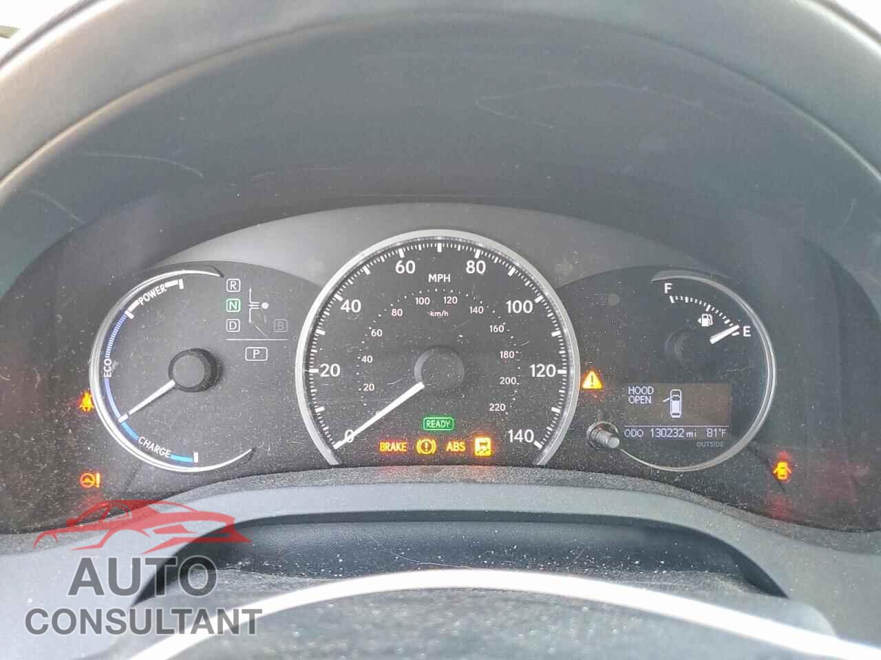 LEXUS CT 200 2013 - JTHKD5BH2D2129279