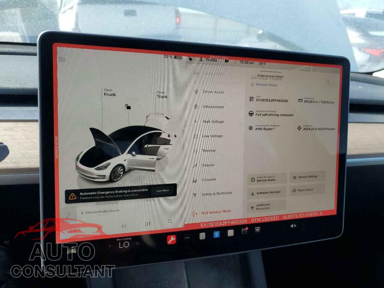 TESLA MODEL 3 2023 - 5YJ3E1EA2PF460228