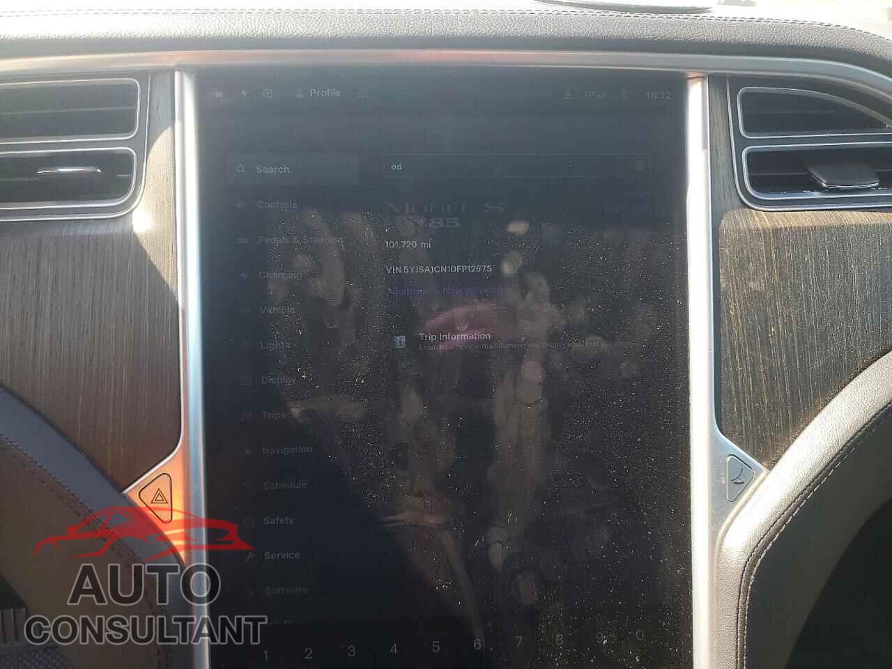 TESLA MODEL S 2013 - 5YJSA1CN1DFP12575