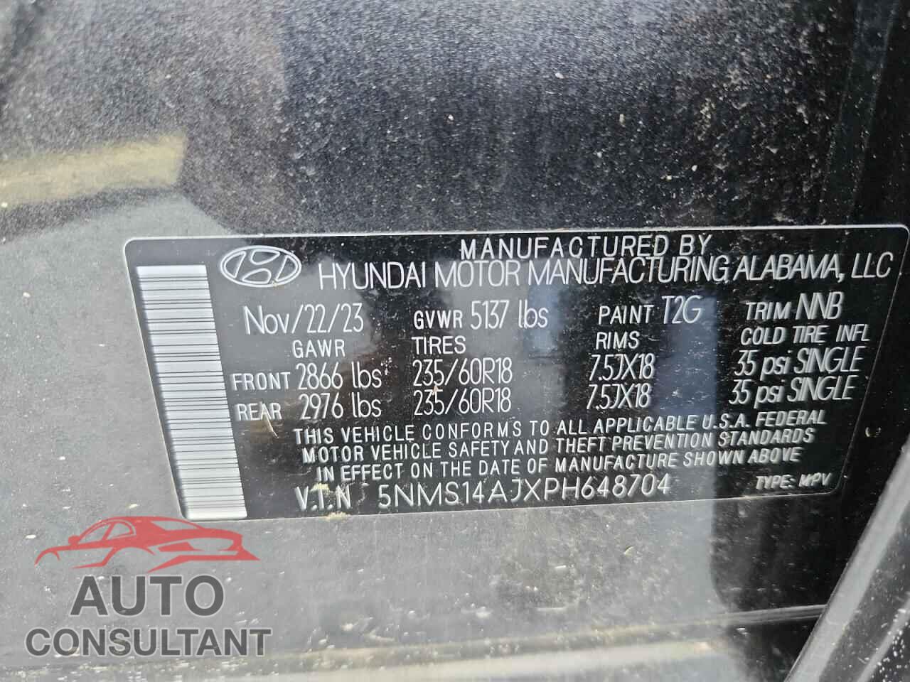 HYUNDAI SANTA FE 2023 - 5NMS14AJXPH648704
