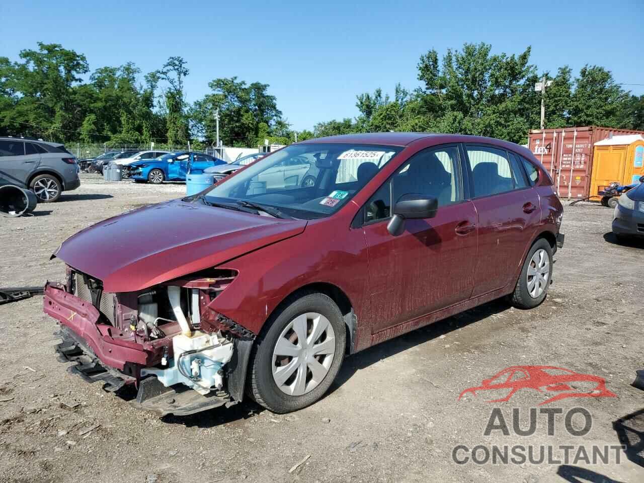 SUBARU IMPREZA 2015 - JF1GPAA64FH206649