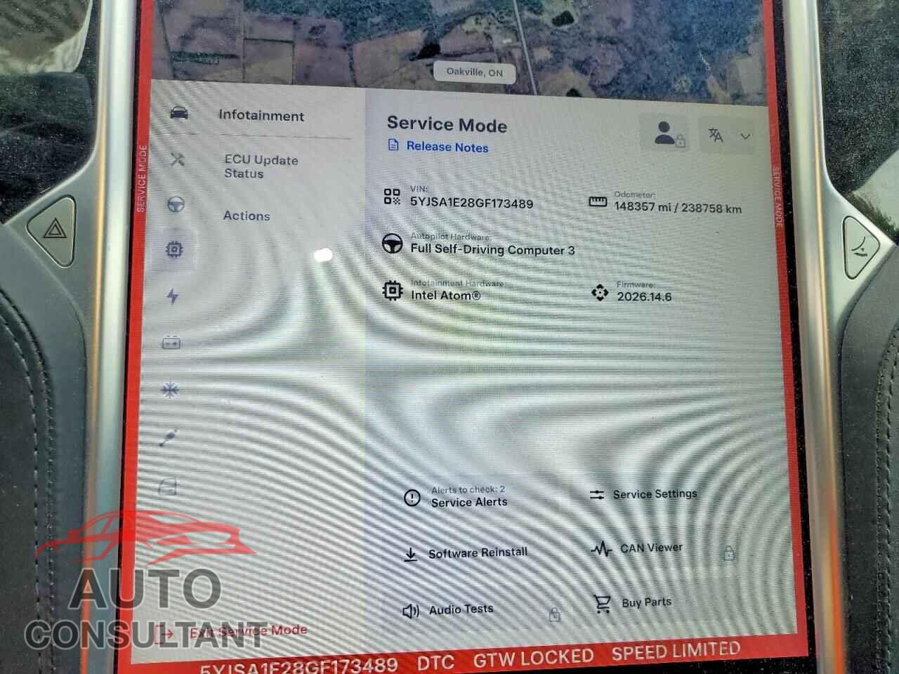 TESLA MODEL S 2016 - 5YJSA1E28GF173489