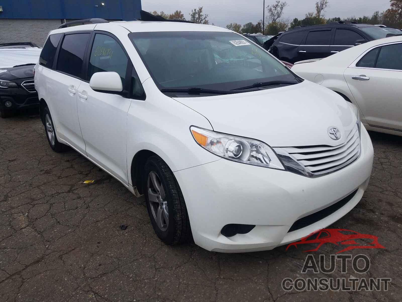 TOYOTA SIENNA 2017 - 5TDKZ3DC2HS781407