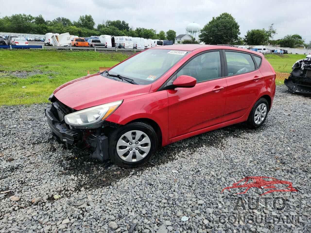 HYUNDAI ACCENT 2017 - KMHCT5AE0HU348909