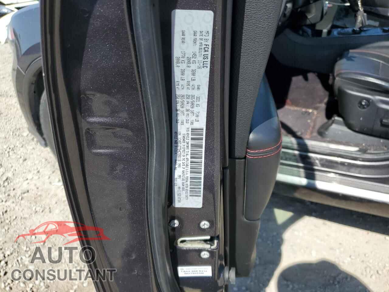 DODGE DURANGO 2017 - 1C4SDJCT5HC726116