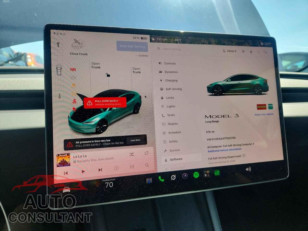 TESLA MODEL 3 2026 - 5YJ3E1EA4TF203758