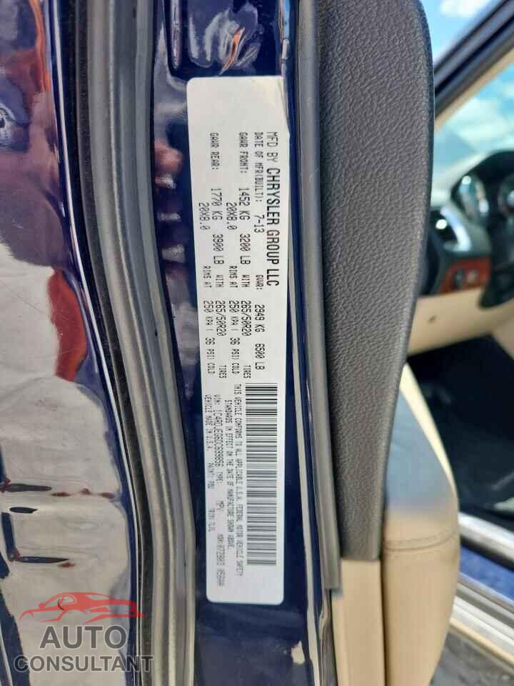 DODGE DURANGO 2013 - 1C4RDJEG6DC699856