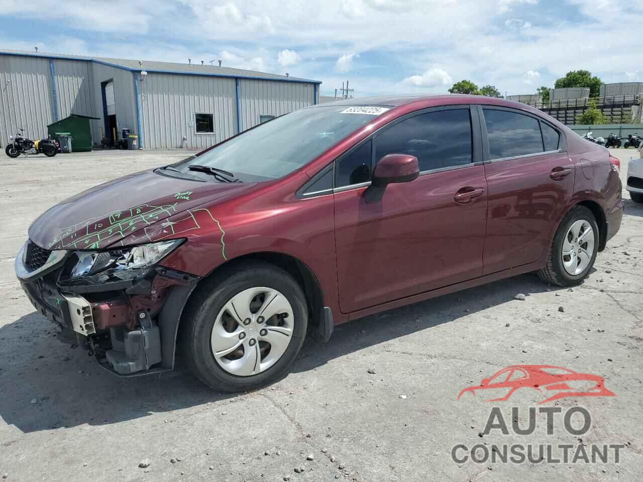 HONDA CIVIC 2013 - 2HGFB2F56DH568405