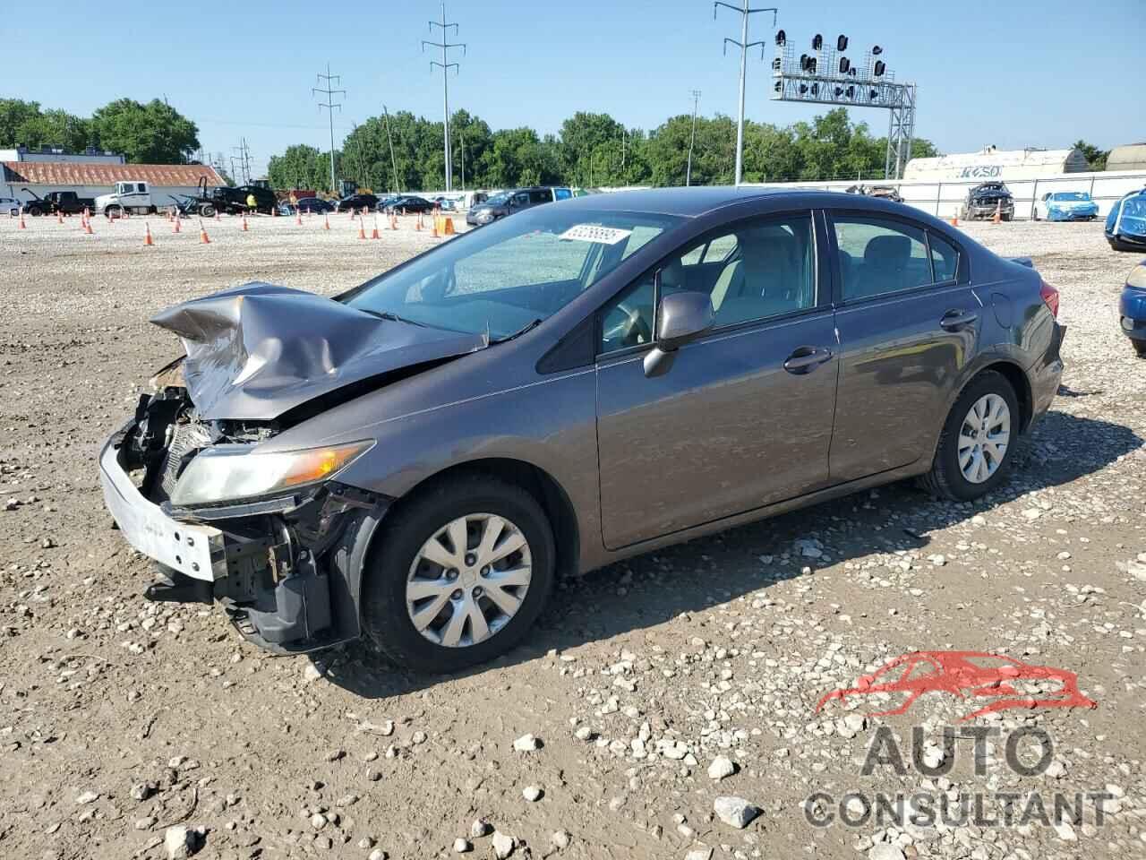 HONDA CIVIC 2012 - 19XFB2F54CE070390