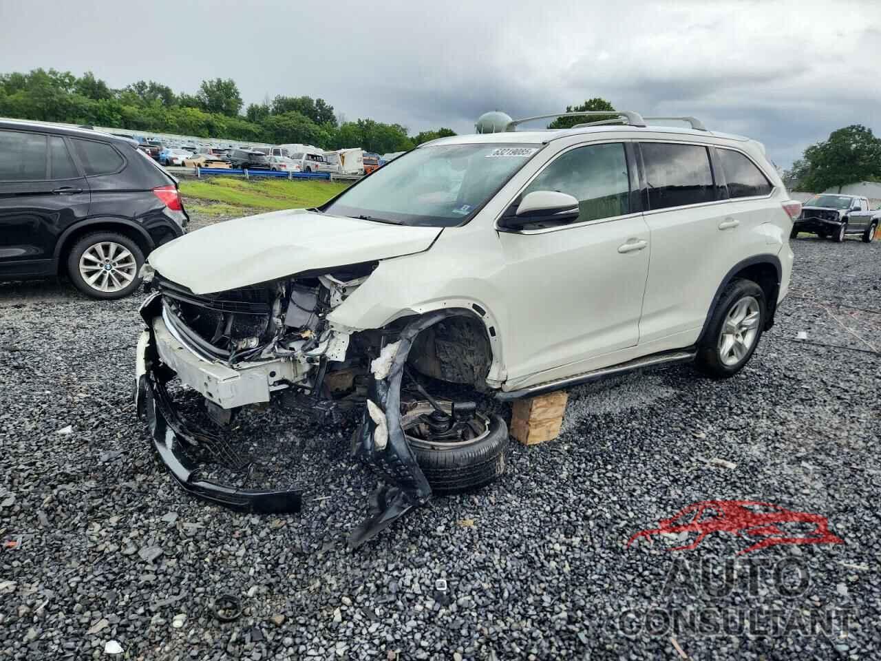TOYOTA HIGHLANDER 2015 - 5TDDKRFH9FS193378