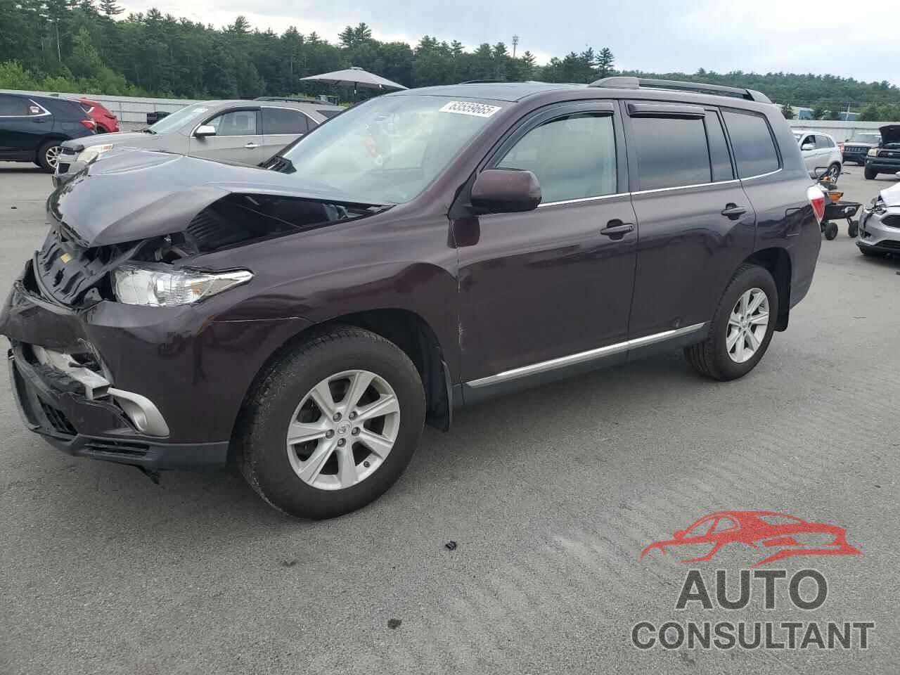 TOYOTA HIGHLANDER 2012 - 5TDBK3EHXCS120294