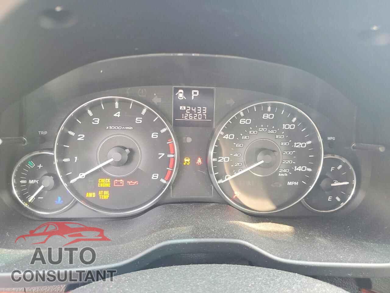 SUBARU LEGACY 2012 - 4S3BMBK66C3011744