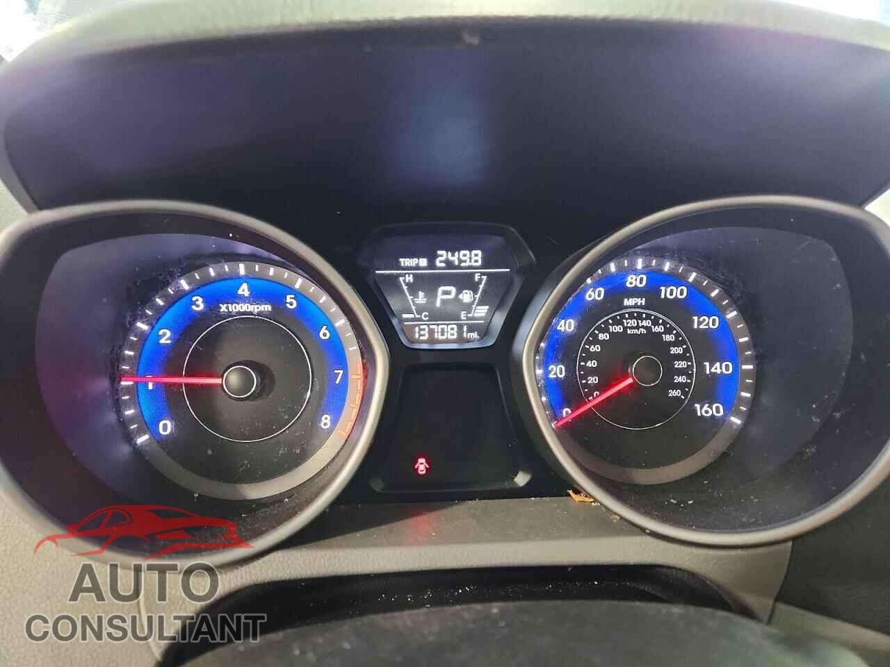 HYUNDAI ELANTRA 2014 - KMHDH4AE1EU190883