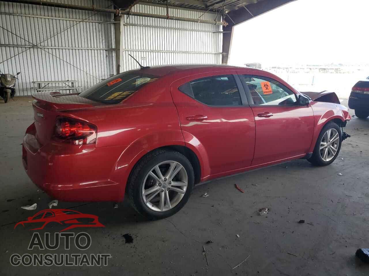 DODGE AVENGER 2012 - 1C3CDZAG4CN316000