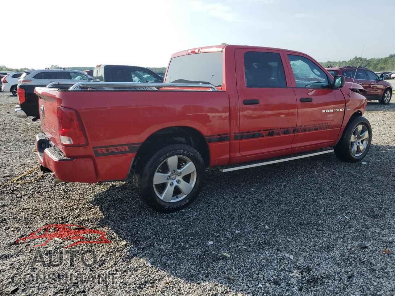 DODGE RAM 1500 2012 - 1C6RD6KT7CS156607