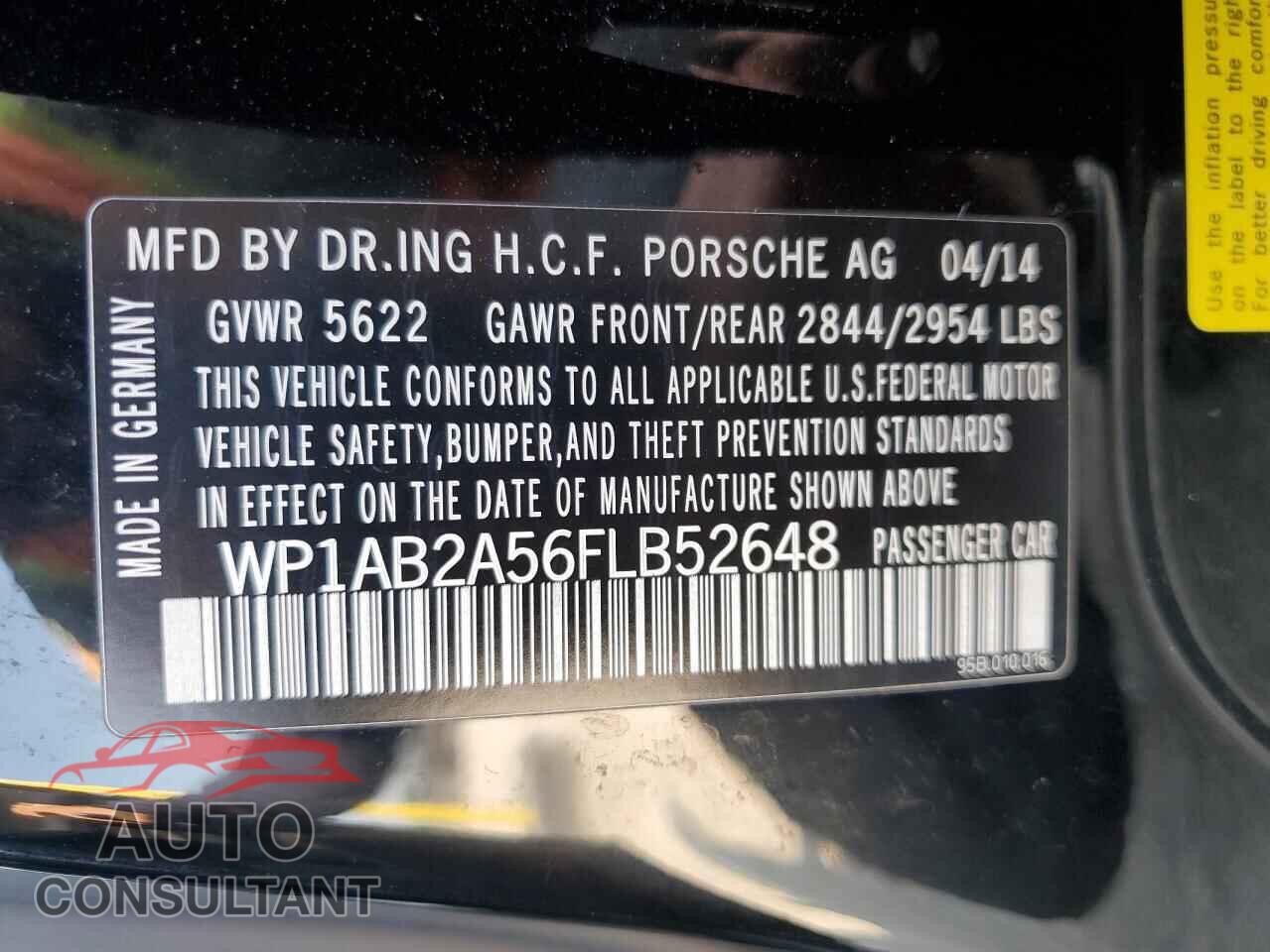 PORSCHE MACAN 2015 - WP1AB2A56FLB52648