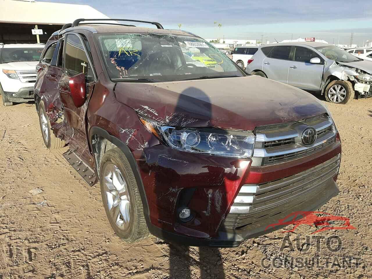 TOYOTA HIGHLANDER 2019 - 5TDYZRFH0KS318257