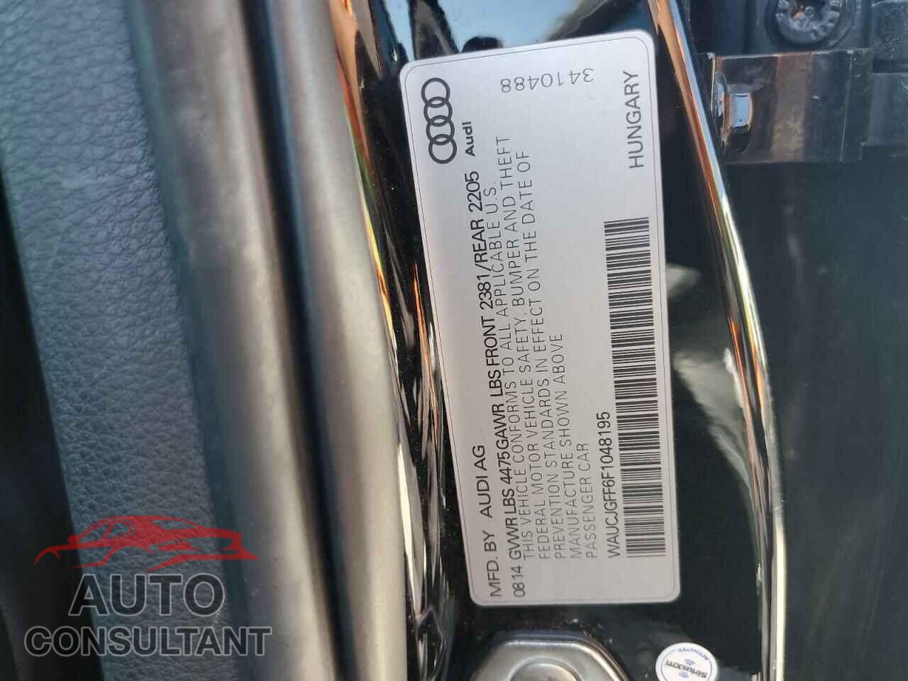AUDI A3 2015 - WAUCJGFF6F1048195