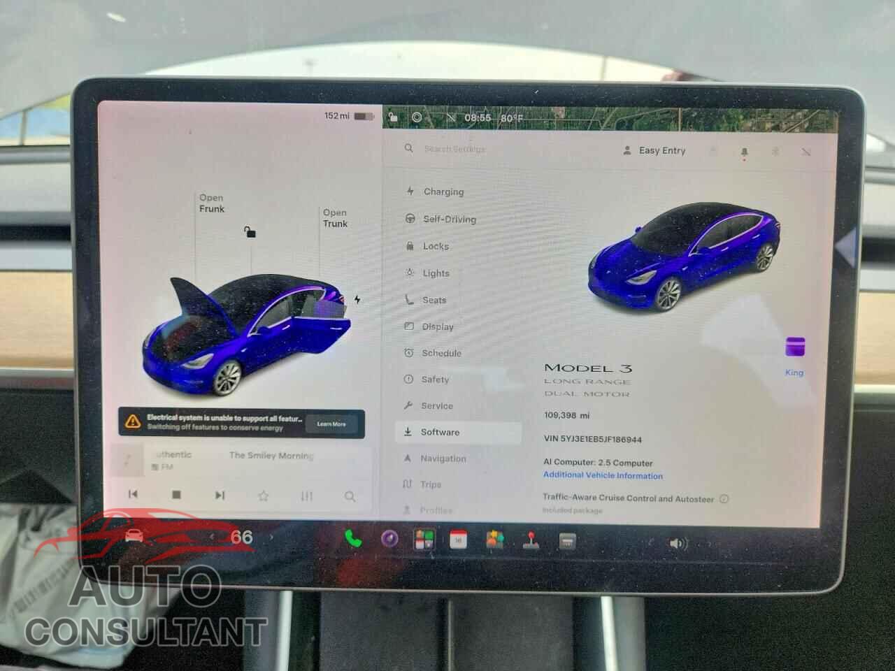 TESLA MODEL 3 2018 - 5YJ3E1EB5JF186944